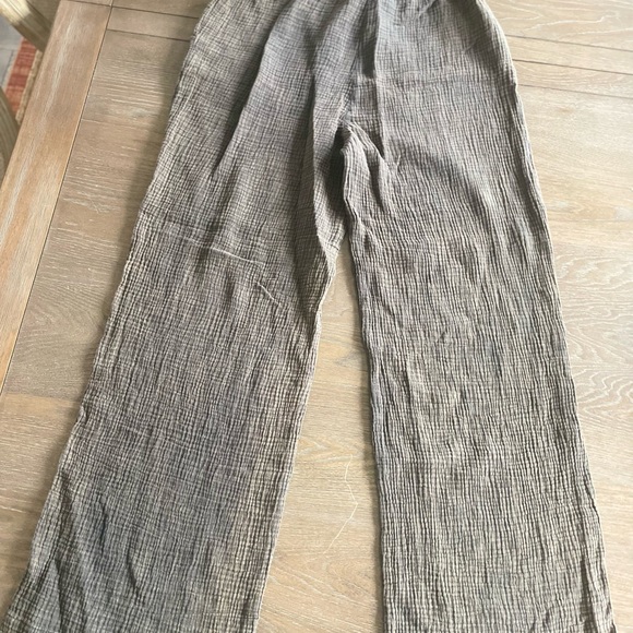 Hem & Thread Cotton Pants - Picture 3 of 4